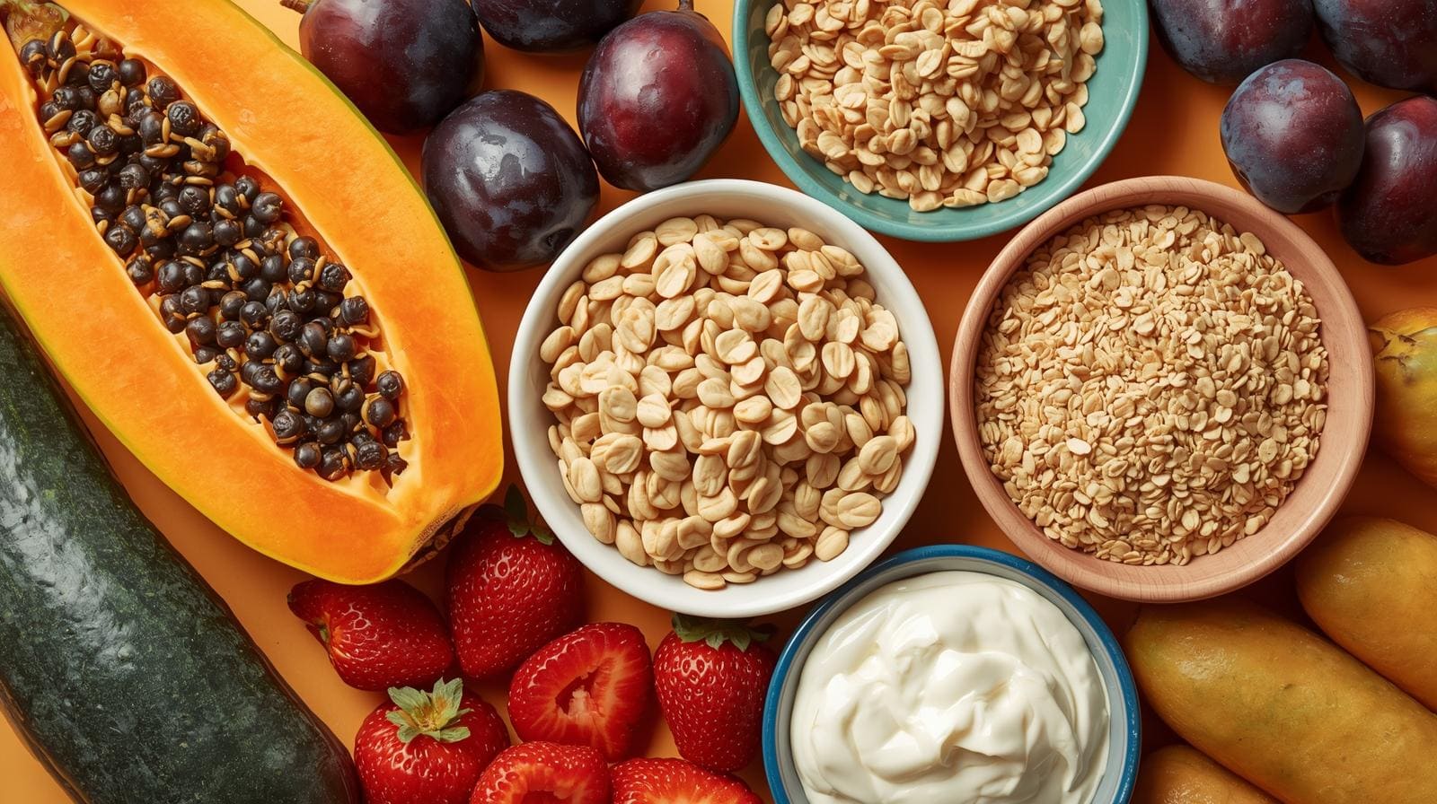 10 Alimentos que Ajudam a Regular o Intestino Naturalmente e com Sabor