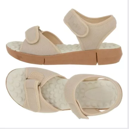 Sandália Feminina Ortopédica Macia Ultraconforto Massageadora Confortável Preta